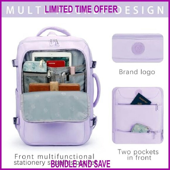 Extra Large Travel Laptop Backpack 17.3 Inch Flight Approved Daypack main image 6